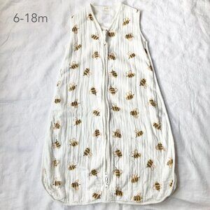 🪴5/$30 Nightingale 6-18 Months Baby Sleep Sack Sleep Bag Bee Summer Muslin